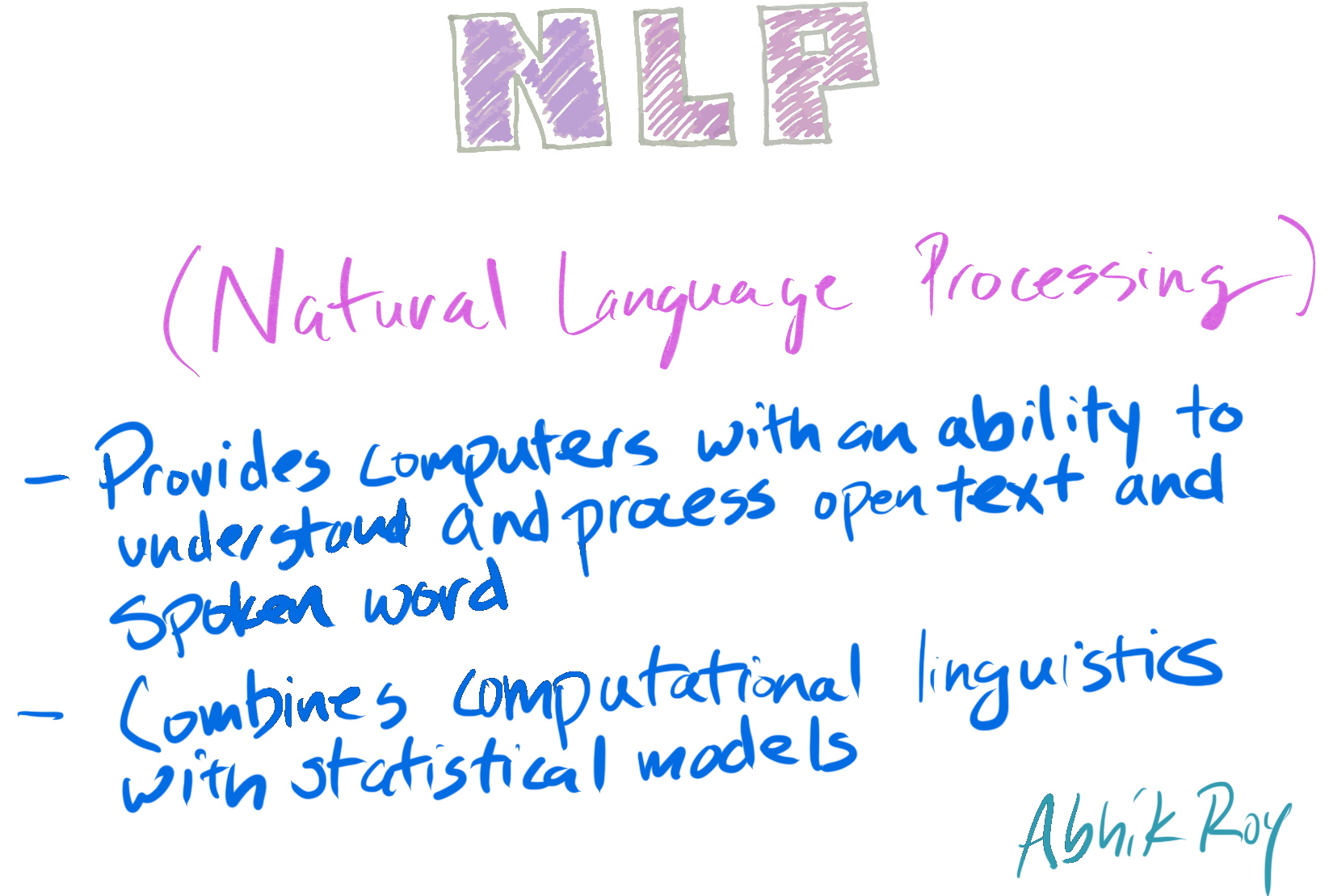 Natural Language Processing definition